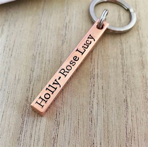 Copper Anniversary Gifts Personalised Husband Keyring Etsy My XXX Hot