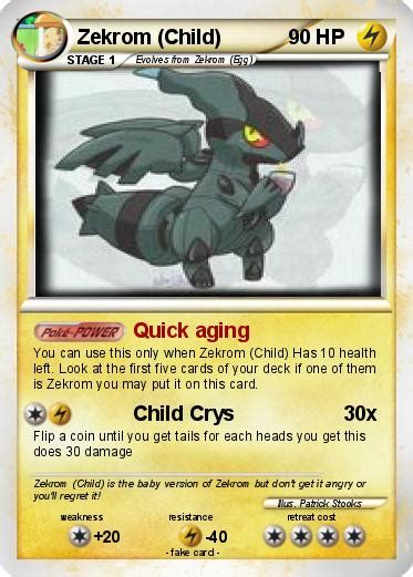 We did not find results for: Pokémon Zekrom Child - Quick aging - My Pokemon Card