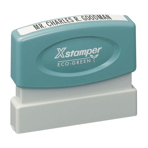 Xstamper Pre Inked Stamps Good For 50000 Impressions