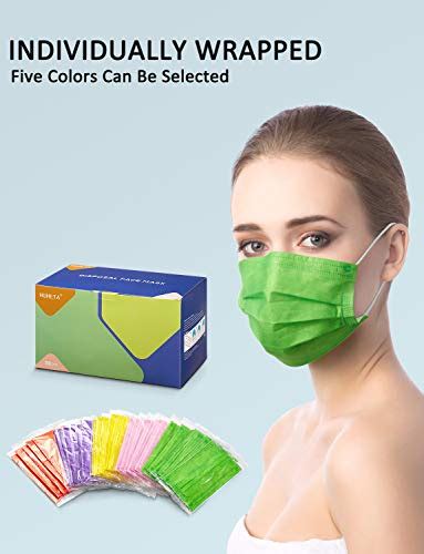 Pack Of 50 Disposable Face Masks 3 Ply Breathable And Comfortable Safety