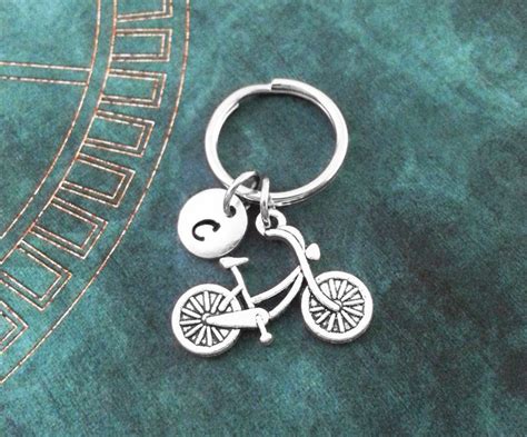 Bike Keychain Small Bicycle Keychain Personalized Keychain Etsy
