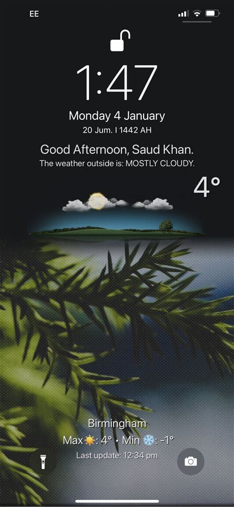 Weather on lock screen (No Jailbreak) | MacRumors Forums