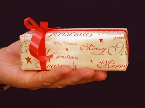 Giving Or Receiving Stock Image Image Of Package Ornament
