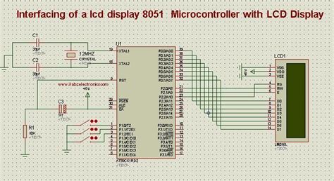 Interfacing Of Lcd Display With 8051 Microcontroller