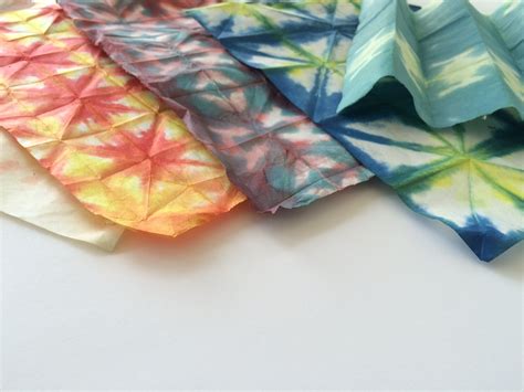 Shibori Tie Dye For Paper Workshop Constellation Studios