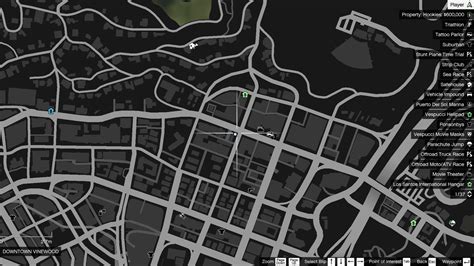 Downtown Los Santos Map Gta 5