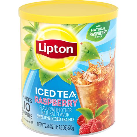 Lipton Iced Tea Mix Wild Raspberry 283 Oz 1 Lb 123 Oz 802 G