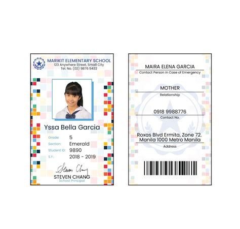 Standard Pvc Lamination Id Card Student Id 01