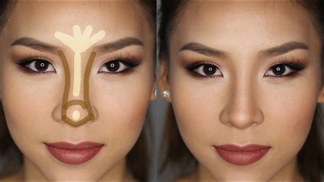 How To Contour Highlight Your Nose In Less Than Minutes Youtube