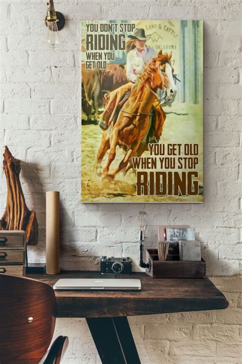 Girl You Dont Stop Riding When You Get Old Poster Daymira™ Wear For Everyday Pleasant