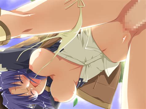 Rule 34 Blue Hair Blush Breasts Censored Game Cg Glasses Happy Sex