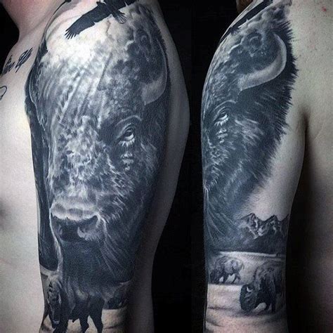 Bison Tattoo Ideas For Men 9 Fashionfaves