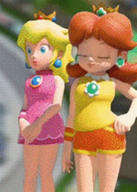 Peach And Daisy In The Story Mode Mario Tennis In 2021 Super