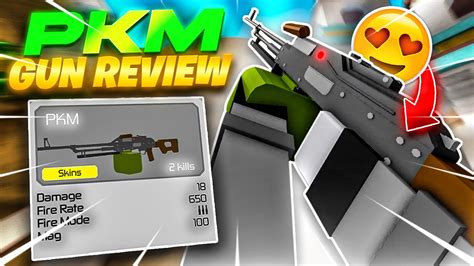 Energy Assault Pkm Gun Review Roblox Youtube