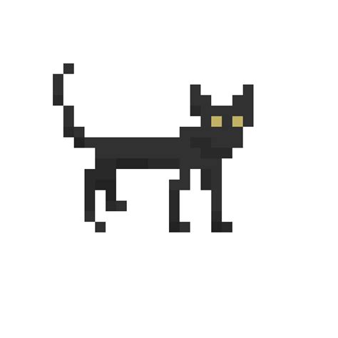 Pixel Art  Cat Idle By Blurredmirror On Deviantart