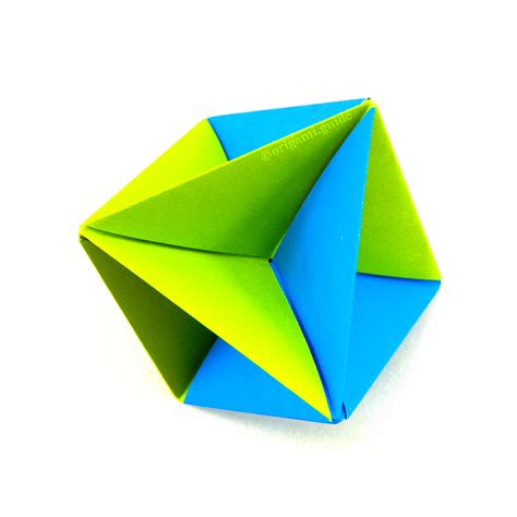 How To Make A Modular Origami Spinning Toy Folding Instructions