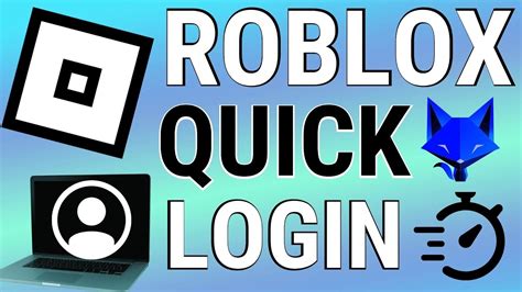 How To Use Roblox Quick Login Youtube