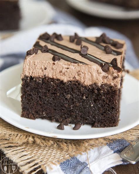 Chocolate Poke Cake Like Mother Like Daughter