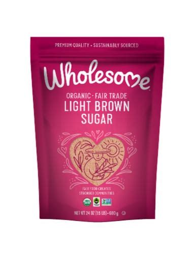 Wholesome Sweeteners Organic Light Brown Sugar 24 Oz Bakers