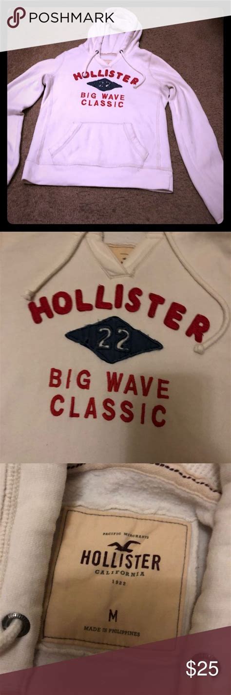 Hollister Thick Hooded Sweater Jacket Med Guc Hooded Sweater Sweater