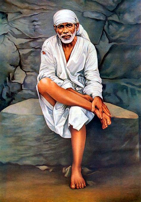 The name sai baba comes from sai, a persian word used by muslims to denote a holy person, and baba, hindi for father. Shirdi Sai Baba Images, Photos - Free Art