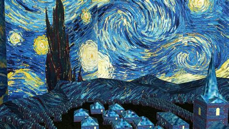 Vincent Van Goghs The Starry Night In 3d 3d Warehouse