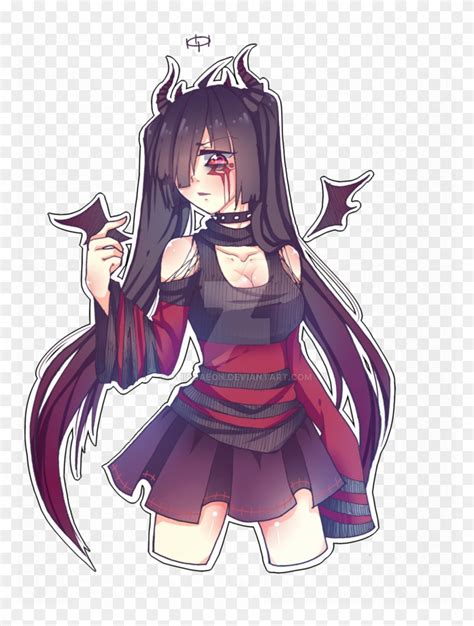 Anime Demon Png Cute Anime Demon Girl Clipart 1002457 Pikpng