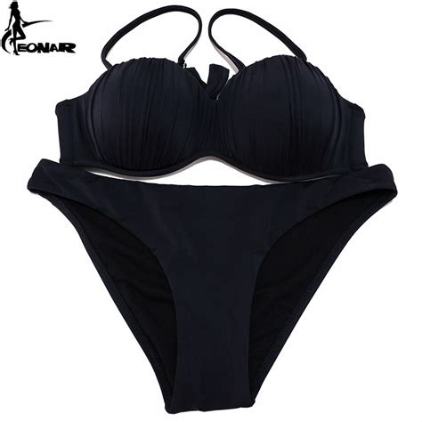 Eonar Swimwear Top Wavy Push Up Bikini Sexy Bikini Set Brazilian 32960
