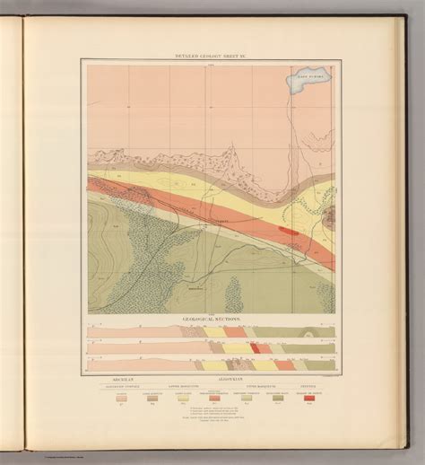 Detailed Geology Sheet Xvi David Rumsey Historical Map Collection