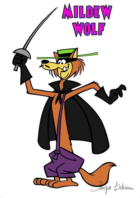 Mildew Wolf Hanna Barbera Classic Cartoon Characters Saturday Cartoon