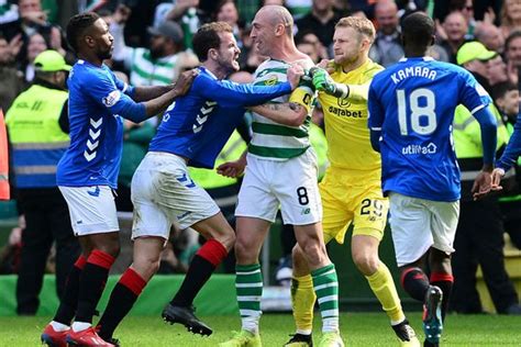 celtic vs rangers fans fighting old firm most shocking moments fights tackles more youtube