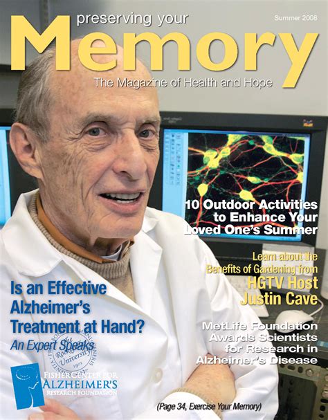 Preserving Your Memory Magazine Archive Fisher Center For Alzheimers