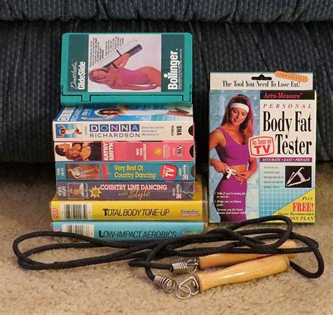 Lot Exercise Vhs Video Tapes Vintage Exercise Equipment 90s Exercise