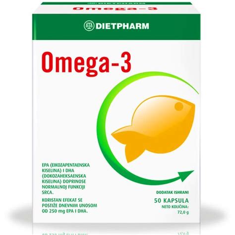 Dietpharm Omega 3 Masne Kiseline 50 Kapsula 112458