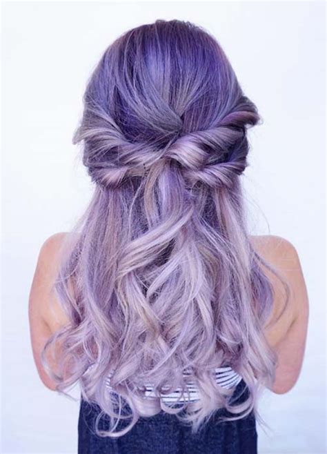 50 Lovely Purple And Lavender Hair Colors In Balayage And