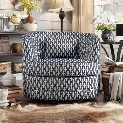Teal Barrel Swivel Chair | Wayfair