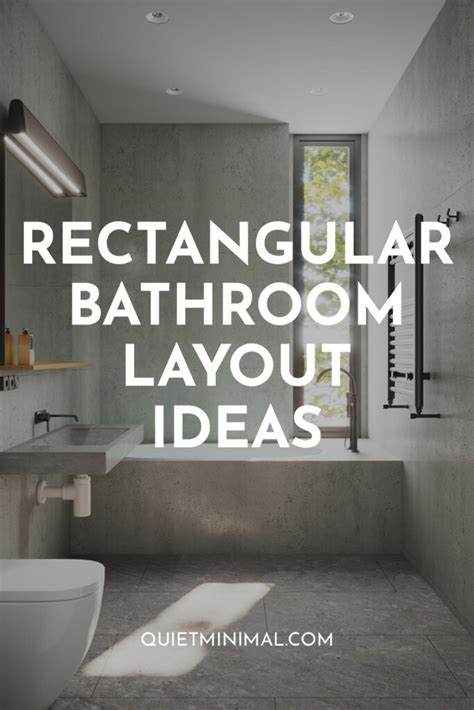 Rectangular Bathrooms Reinvented Top 10 Layout Makeovers Quiet Minimal