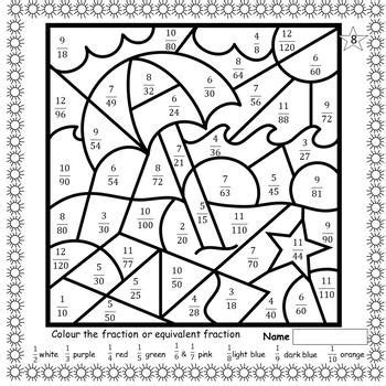 Coloring squared will try to get you a new math fact coloring page often. Calculated Coloring - Calculated Colouring / Colour By ...