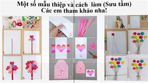 hướng dẫn cách làm thiệp chúc mừng mĩ thuật lớp 6 đơn giản và tinh tế