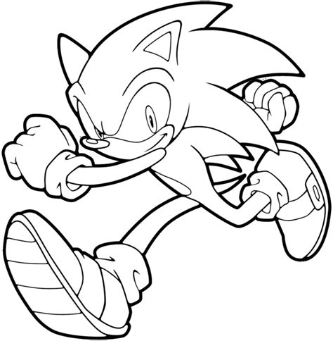 Sonic runs after a new game. Sonic The Hedgehog Running Coloring Pages - Coloring Home