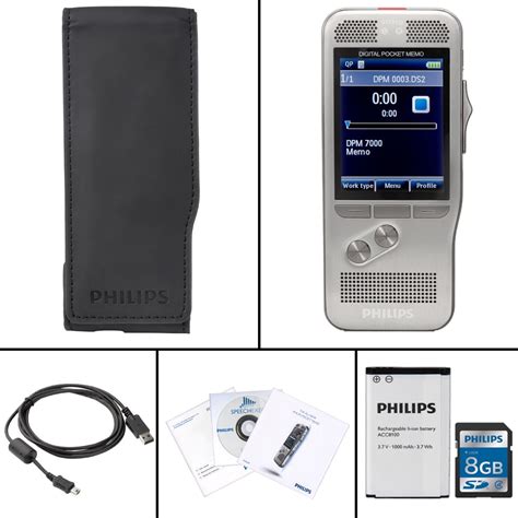 Philips Pocket Memo 7000 Digital Dictation Portable Recorder