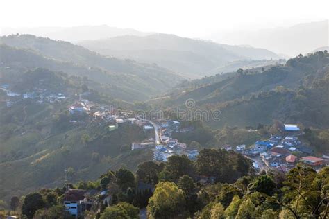 Village Urbanization In The Mountain And Forest Stock Image Image Of