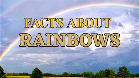 Facts About Rainbows Youtube