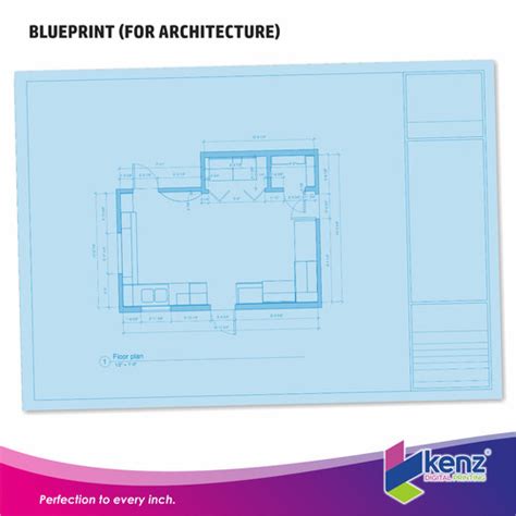 Jual Cetak Blueprint Untuk Gambar Architect Plotter Blueprint A0