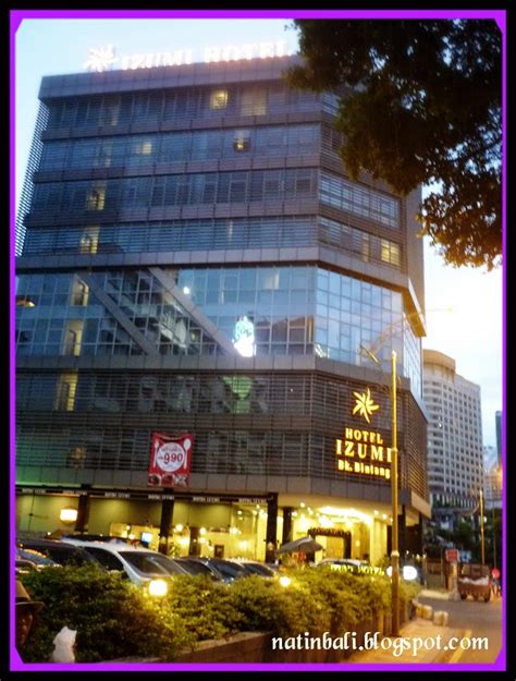 And with the monorail bukit bintang station just a short distance from the hotel. NatInBali: Izumi Hotel Bukit Bintang