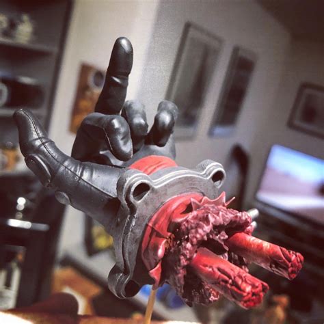 3d Print Of Severed Deadpool Hand Fyou By Sebkeihilin