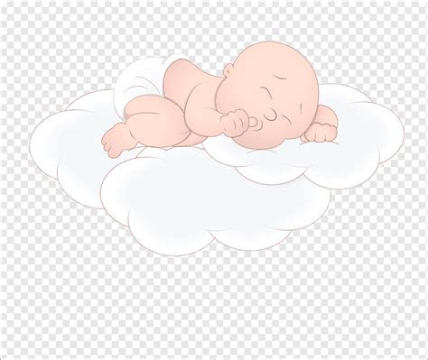 Cute Cartoon Baby Sleeping