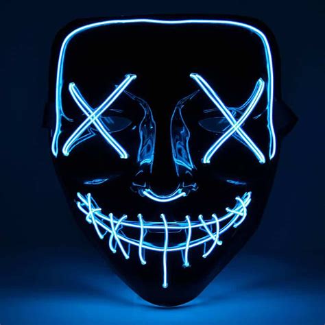 led purge masks [50 off] light up masks for halloween rave purge culture