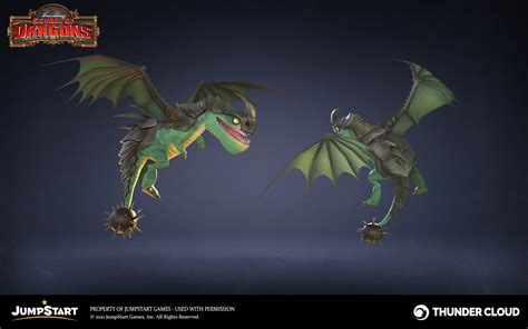 Thunder Cloud Studio School Of Dragons Dragon Titan Character Set