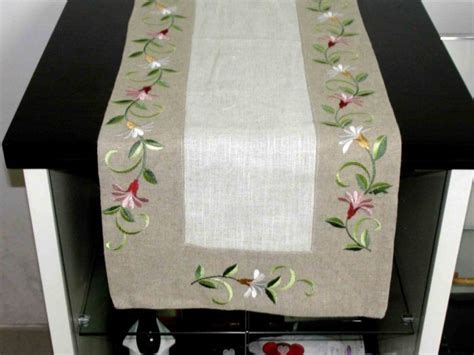 Embroidery Table Runners Embroidery Stitches Hand
